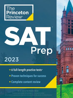 cover image of Princeton Review SAT Prep, 2023